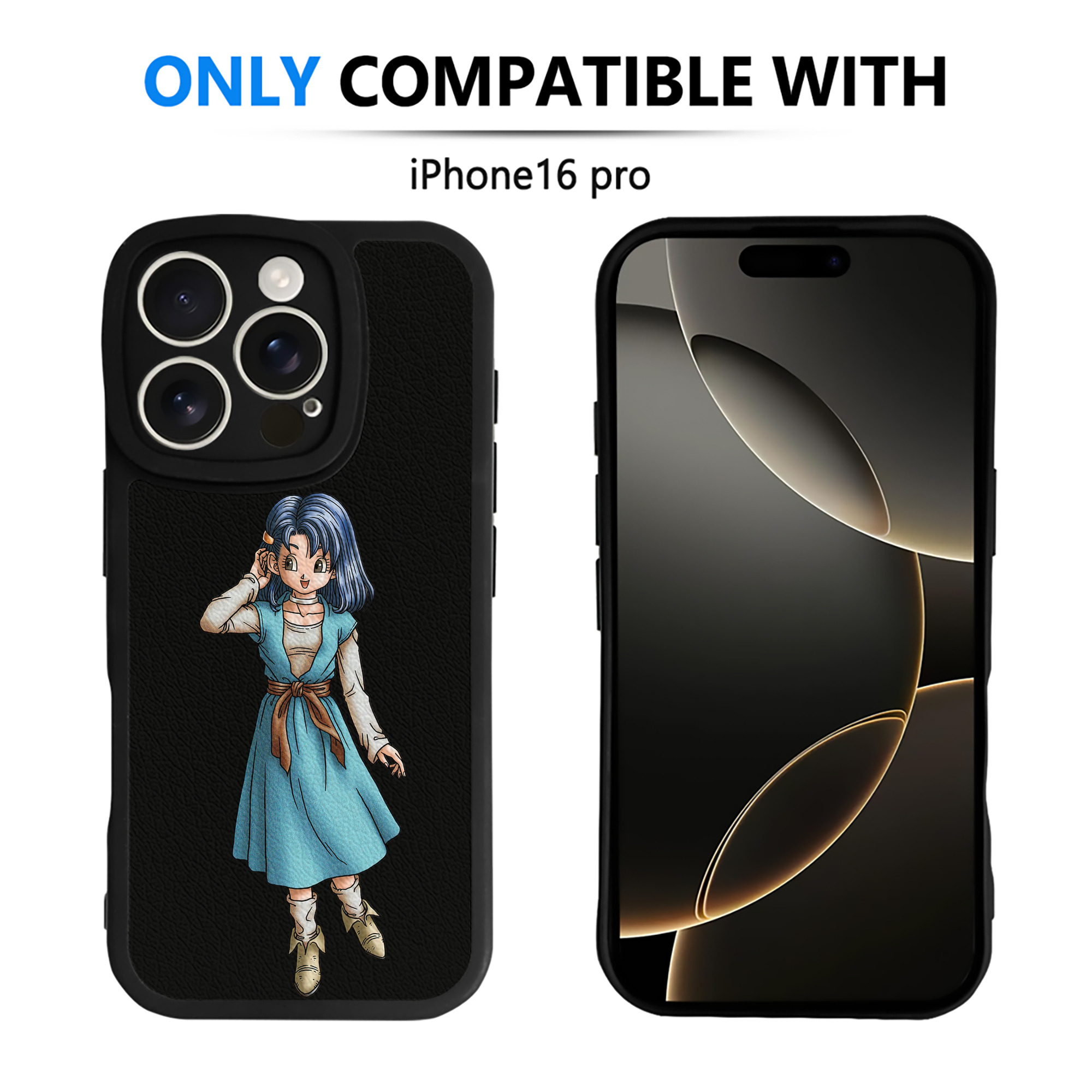 （画像用） ドラゴンクエスト Doragon Kuesuto Dragon Quest 【iPhone 16シリーズ対応】シリコンスマホケース（レザー調） 材質：シリコン